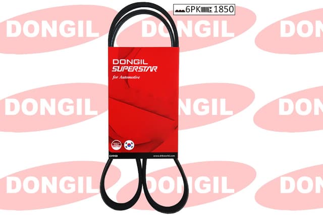 DONGIL KANALLI KAYIŞ OPEL FRONTERA 2.2 16V 98-04 ALFA-AUDI-FIAT-JEEP-MERCEDES-CHEVROLET OEM: 92063403-1340638-A0099971392 - DONGIL 6PK1850 kodlu oto yedek parça