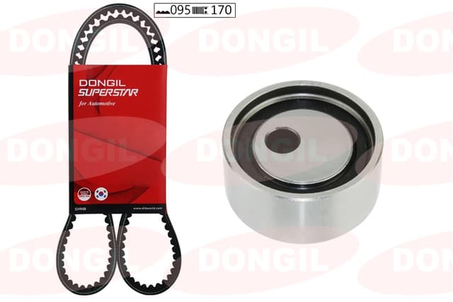 DONGIL EKSANTRİK GERGİ KİTİ RENAULT CLIO I 90>98 R19 88>95 MEGANE I 96>99 095x170 1.2-1.4-1.6 OEM: 7701472726-7701469833-1307700QAD - DONGIL KIT95RU17 kodlu oto yedek parça