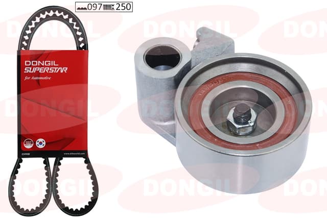 DONGIL TRİGER KAYIŞ SETİ EKSANTRİK SETİ TOYOTA HILUX VIGO 2.5L 2KDFTV KUN15 KUN25 KUN35 05-15 / 3.0L 1KD-FTV KUN26 05-14 1 KAYIŞ 1 RULMAN 097x250 OEM: 1356839015-1356809131-1350567041 - DONGIL KIT97R25 kodlu oto yedek parça