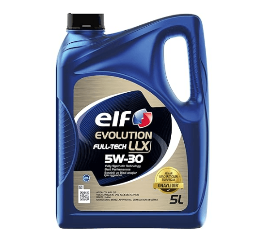 ELF MOTOR YAĞI ELF EVOLUTION FULL-TECH LLX 5W30 3B 5 LİTRE VOLKSWAGEN 504.507 ONAYLI - ELF 225357 kodlu oto yedek parça