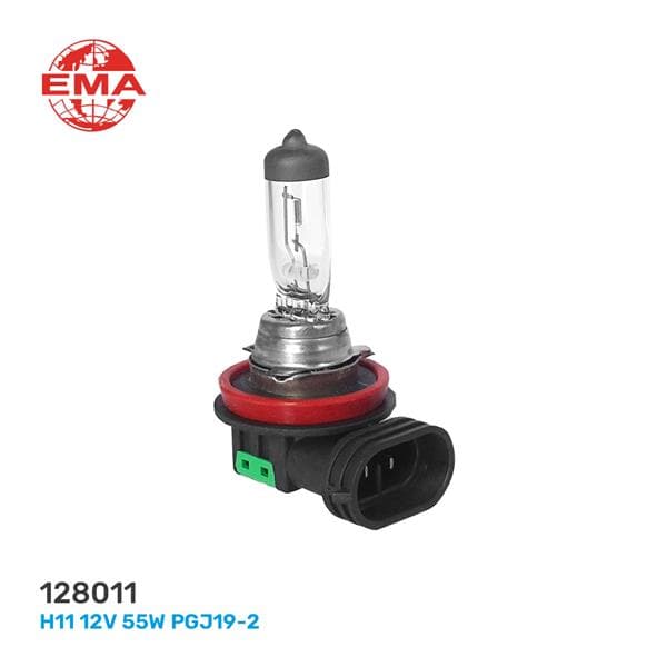 EMA HALOGEN AMPUL H11 12V 55W PGJ19-2  - EMA 128011 kodlu oto yedek parça