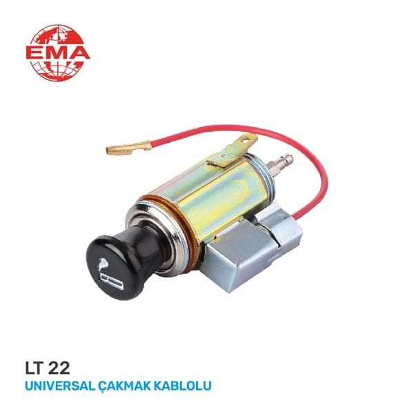 EMA KOMPLE ÇAKMAK 12V ÜNİVERSAL  - EMA LT22 kodlu oto yedek parça