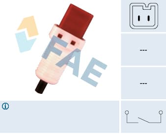 FAE DEBRIYAJ PEDAL MÜŞÜRÜ P206-P307-P406-P607-P806-P807-EXPERT-JUMPY-C8 98> OEM: 4534.28-9639888380 - FAE 24896 kodlu oto yedek parça