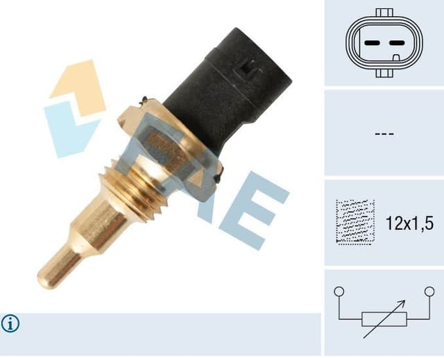 FAE SICAKLIK SENSORU BMW B38 B48 E90 F10 F20 F30 F45 F46 F32 F33 F34 F36 F12 F13 F01 G11 G12 G20 G30 F48 F25 F26 E70 F15 OEM: 13627580635 - FAE 33925 kodlu oto yedek parça