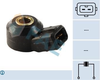 FAE VURUNTU SENSÖRÜ ASTRA H-VECTRA C-ZAFIRA B 1.6-1.8 XER P106-P206-P306-P307-P406-P407-PARTNER -BERLINGO-C3-C4-C5 1.4-1.6-1.8-2.0-2.2 C180 W203 OEM: 5946.23-55353316-A0031538928 - FAE 60161 kodlu oto yedek parça