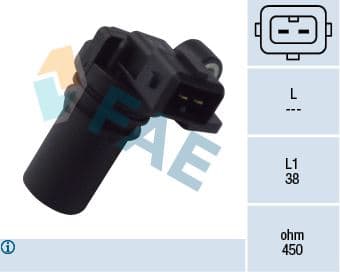 FAE KRANK MILI POZISYON SENSORU CONNECT 1.8TDCI 02 13 FOCUS 98 11 FOCUS II CMAX 03 11 S MAX GALAXY 06 15 1.8TDCI OEM: 1M5A6C315AE-1M5A6C315AD-1385381 - FAE 79162 kodlu oto yedek parça