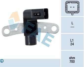 FAE KRANK MİL SENSÖRÜ RENAULT CLIO II-III MEGANE I-II THALIA I 02> LAGUNA II 01>05 KANGOO 01> MODUS 05> DACIA LOGAN 05> NISSAN MICRA III K12 03>10 1.5dCi 1.9dCi OEM: 8200647366-2375000Q0J - FAE 79252 kodlu oto yedek parça