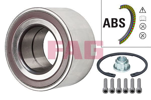 FAG ÖN-ARKA TEKER RULMANI 51x96x50 VW TOUAREG-Q7-RANGEROVER III-PORSCHE CAYENNE ABS Lİ LR024267-RLB000011-7L0498287 OEM: LR024267-RLB000011-7L0498287 - FAG 713610630 kodlu oto yedek parça