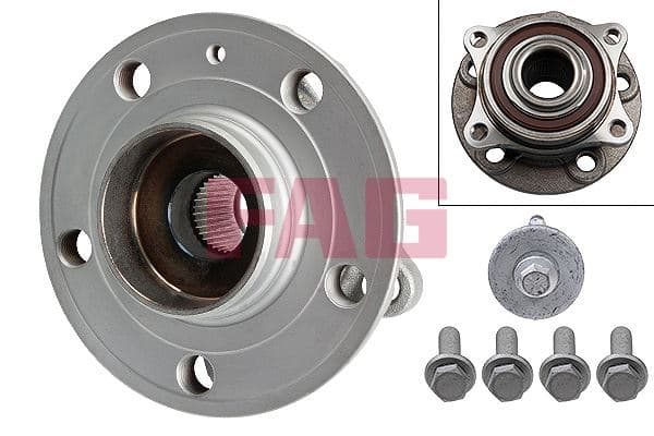 FAG ÖN TEKER PORYASI VOLVO S60 2001-2010 S80 1998-2006 V70 2000-2007 XC70 1997-2002-2007 31360326-31658081 OEM: 8672371-9173991-274298-31329980 - FAG 713660210 kodlu oto yedek parça