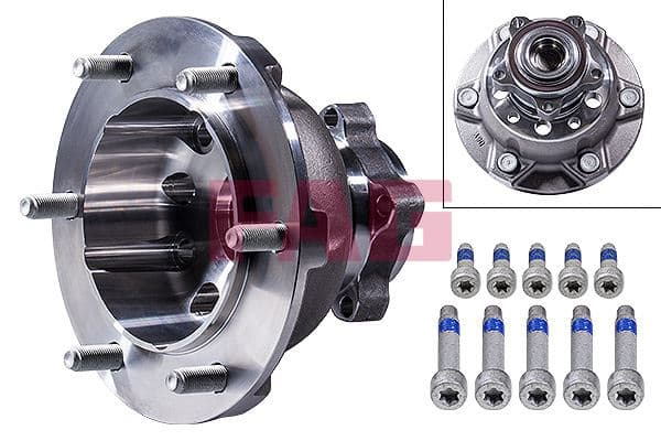 FAG ÖN TEKER RULMANI PORYALI FORD TRANSİT V363 14 ÇİFT TEKER 6 BİJON OEM: BK312C300AD-KTBK311K018AC-2167067 - FAG 713679140 kodlu oto yedek parça