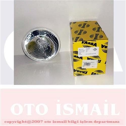 FARBA FAR REFLEKTÖRÜ DIŞ H4 R12 ÇERÇEVELİ  - FARBA 10256E kodlu oto yedek parça