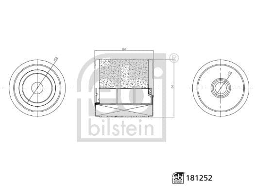 FEBI HAVA FİLTRESİ AUDI A6-A7 2018 DEZD-DEZF-DFBA-DTPA-DTPB-DESA 2.0 TDİ OEM: 4K0133844E-4K0133844A - FEBI 181252 kodlu oto yedek parça
