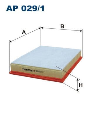 FILTRON HAVA FILTRESI BMW M57N2 E70 E71 OEM: 13717798342 - FILTRON AP029.1 kodlu oto yedek parça