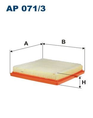 FILTRON HAVA FİLTRESİ OPEL ADAM 1.0 14 1.2-1.4 12 OEM: 13357497-834778 - FILTRON AP071.3 kodlu oto yedek parça