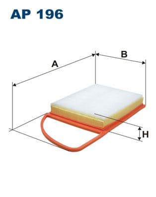 FILTRON HAVA FİLTRESİ PARTNER-BERLINGO 10 P206-P207-P308 07 C3-C4-C5 10 1.6HDI 1444.TV OEM: 1444.TV - FILTRON AP196 kodlu oto yedek parça