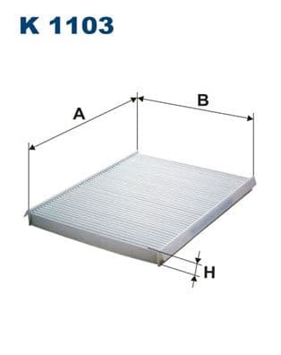 FILTRON POLEN FİLTRESİ BRAVO II 07 STILO 801-06 DELTA III 08 1.4-1.6D- 1.9JTD-2.0D 46723435-71754152-71736776 OEM: 46723435-71754152-71736776 - FILTRON K1103 kodlu oto yedek parça