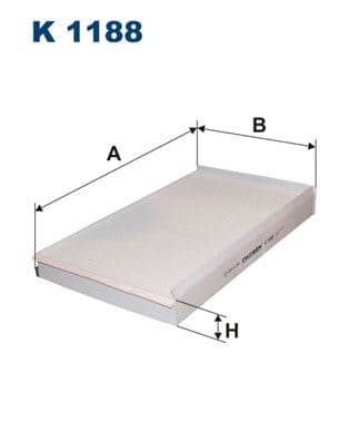 FILTRON POLEN FILTRESI MERCEDES VITO W639 03 OEM: A6398350247 - FILTRON K1188 kodlu oto yedek parça