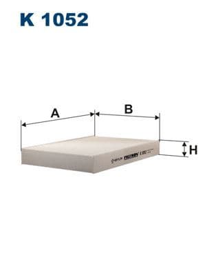 FILTRON POLEN FİLTRESİ CLIO II 02 KANGOO 98 MEGANE I 96 LOGAN 04 1.2 1.4 1.6 1.5DCI 1.9DCI K1052 OEM: 7700424098-7711228912-B729800QAA - FILTRON K8002 kodlu oto yedek parça