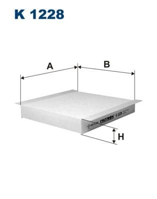 FILTRON POLEN FİLTRESİ BIPPER-NEMO 08 DOBLO III-PUNTO-FIORINO-LINEA 06 EGEA 15 COMBO 12 1.3-1.6CDTI-1.4 K 1228 OEM: 6479.E0-6479.62-6479.63-77364561 - FILTRON K8015 kodlu oto yedek parça