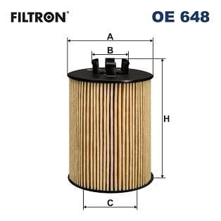 FILTRON YAĞ FİLİTRESİ ASTRA G-H 98 CORSA B-C-D 96 MERIVA 04-10 1.0-1.2-1.4 XE-XEP 650307-650311-9192425 OEM: 650307-650311-9192425 - FILTRON OE648 kodlu oto yedek parça