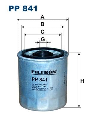 FILTRON YAKIT FILTRESI MERCEDES OM601 W201 W202 W124 W210 W461 W638 B901 B904 A6010901552 OEM: A6010901552 - FILTRON PP841 kodlu oto yedek parça