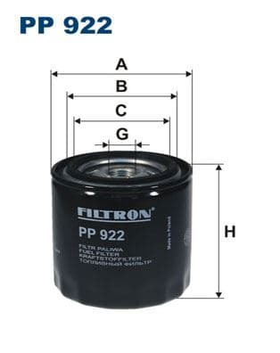 FILTRON YAKIT FİLTRESİ MAZDA B-SERİE PİCKUP 2.5 D 4WD 78HP 09/98-06/99 PN1713ZA5A OEM: PN1713ZA5A - FILTRON PP922 kodlu oto yedek parça