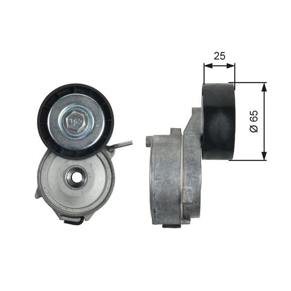 GATES ALTERNATÖR GERGİ RULMANI VOLVO S80 2.0TDİ 08 V70 2.0D-FREELANDER 2.2 06 C5 2.2 MONDEO 2.0TDCİ 07 9653197280-C2Z16647-1345A034-1613840780-5751F5-5751G0 7G9Q6A228AB-31216514-LR003651 OEM: 7G9Q6A228AB-31216514-LR003651 - GATES T39211 kodlu oto yedek parça