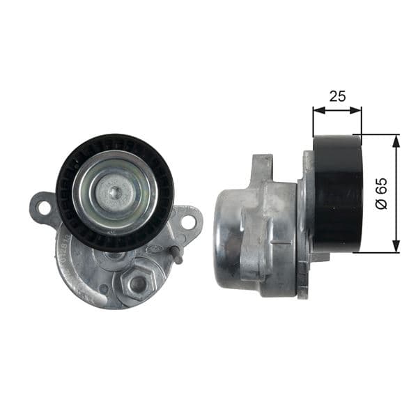 GATES KAYIS GERGI RULMANI MERCEDES W204 C204 W205 S205 C218 W212 W166 X218 KUTUKLU A2762000170 OEM: A2762000170 - GATES T39212 kodlu oto yedek parça