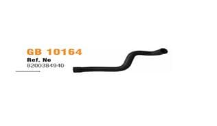 GB 10164 TURBO HORTUMU TEK HORTUM BÜYÜK MGN II-SCENIC II-DACIA LOGAN 1.5 DCI OEM: 8200384940 - GB 70112 kodlu oto yedek parça