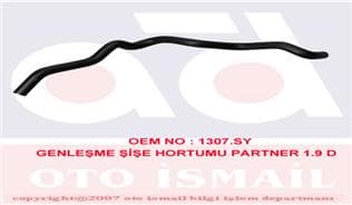 GB GENLEŞME ŞİŞE HORTUMU PARTNER 1.9 D 1307.SY OEM: 1307.SY - GB 73142 kodlu oto yedek parça