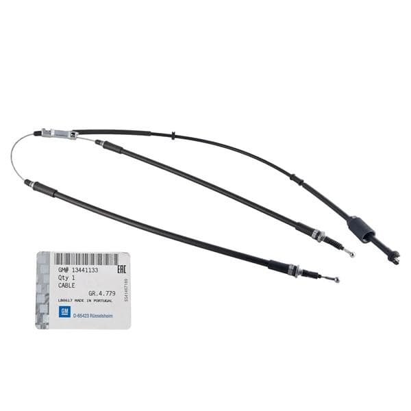 GM EL FREN TELİ KOMPLE SET ASTRA J 5 KAP. 09 Elektrikli Park Freni 1915mm/1006mm-593mm 735mm/593mm OEM: 522134-13441133-13352462-522089 - GM 13441133 kodlu oto yedek parça