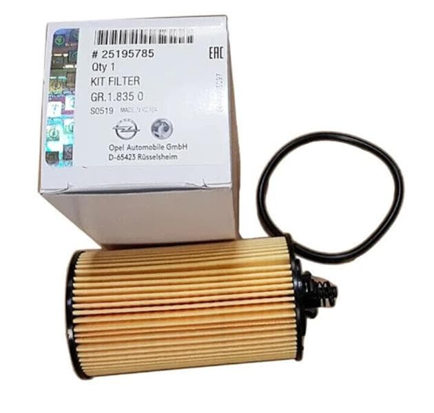 GM YAĞ FİLTRESİ MOKKA-ZAFIRA-CRUZE 1.4 NET-1.6 XER OEM: 25195785-25195775 - GM 25195785 kodlu oto yedek parça