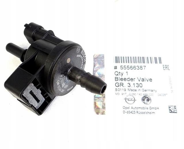 GM YAKIT DEPO HAVALANDIRMA BUHARLAŞMA VALFİ 1.4 ASTRA J-CORSA D-CRUZE-MERIVA A14NET-B14NET KANİSTER VALFİ 55566387-807010 OEM: 55566387-807010 - GM 55566387 kodlu oto yedek parça