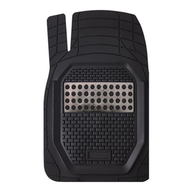 GMAT KNK PASPAS HASIRLI PLUS KULAKLI PASPAS KROMLU SİYAH KROM MAVİ ÖN : 73cmX51cm ARKA: 48cmX50cm  - GMAT 20520106 kodlu oto yedek parça