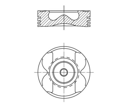 GOETZE PISTON SEGMAN STD 80.00mm MERCEDES OM622 W447 . RENAULT R9M 1.6 dCi MEGANE TALISMAN TRAFIC NISSAN QASHQAI X-TRAIL NV300 OEM: A6220300100-120A10010R-8771974STD - GOETZE 8771974STD000G kodlu oto yedek parça