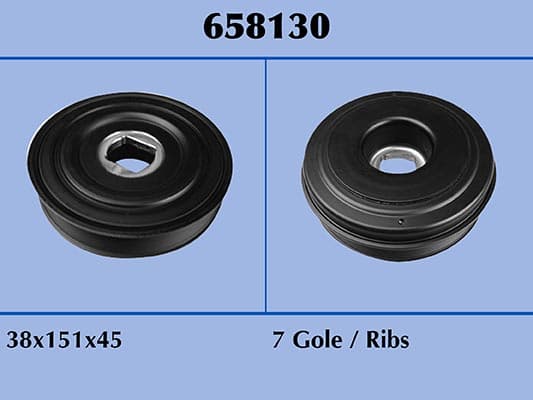 GROSSE KRANK KASNAĞI RENAULT MASTER III 10 MOVANO B 10 2.3 DCİ M9T 7 KANAL 8200805671-93168039-4420381 OEM: 8200805671-93168039-4420381 - GROSSE 671 kodlu oto yedek parça