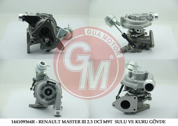 GUA TURBO KOMPLE RENAULT MASTER III 10 TRAFIC II 06 OPEL MOVANO B 10 VIVARO 06 2.0DCI M9R 2.3DCİ M9T OEM: 95516205-144109364R-8200822404 - GUA 40612 kodlu oto yedek parça