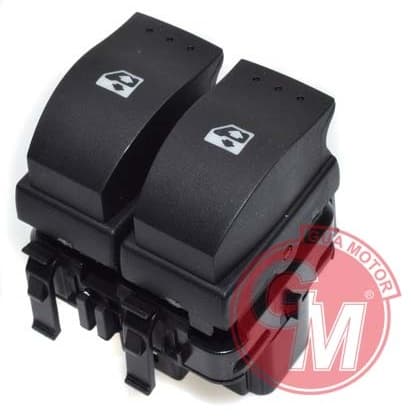 GUA CAM AÇMA/KAPAMA ÇİFTLİ-SİYAH RENAULT MEGANE II-TRAFFIC II ÇİFTLİ 10 FİŞLİ OEM: 8200315034-8200148814-8200015085 - GUA 40638 kodlu oto yedek parça