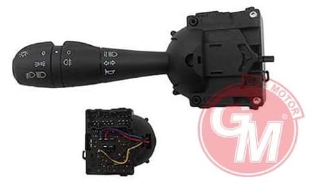 GUA FAR SİNYAL KUMANDA KOLU DACİA LOGAN II-SANDERO II-LODGY-DOKKER 12 ARKA SİS FARI FONKSİYONLU OEM: 8201167982-255408317R-255406375R - GUA 41151 kodlu oto yedek parça