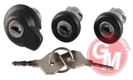 GUA KAPI KİLİT FİŞEK TAKIMI 3 SET RENAULT R9-11 7700795759 OEM: 7700795759 - GUA 41627 kodlu oto yedek parça