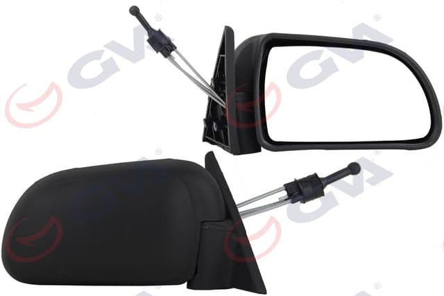 GVA DIŞ DİKİZ AYNASI SAĞ RENAULT 9 / 11 BROADWAY 98 MEKANİK KUMANDALI OEM: 7700875891-7702258305-7702262015 - GVA 1013110 kodlu oto yedek parça