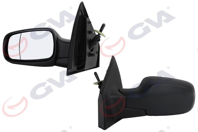 GVA DIŞ DİKİZ AYNASI SOL CLIO 06 MEKANİK ISITMALI ASFERİK 2 FİŞ VM-6136AL OEM: 7701061190-8200430747 - GVA 1014143 kodlu oto yedek parça