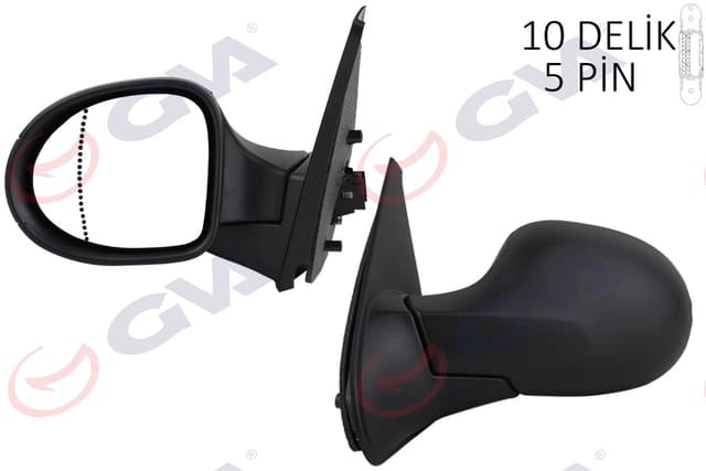 GVA DIŞ DİKİZ AYNASI SOL SYMBOL THALIA 08 ELEKTRİKLİ ISITMALI ASFERİK 5 FİŞ VM-6124EHAL OEM: 7701070381-8200634550 - GVA 1014171 kodlu oto yedek parça