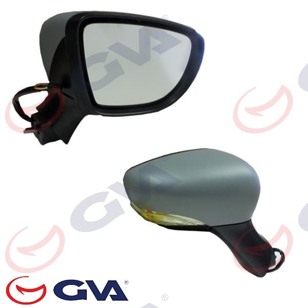 GVA DIŞ DİKİZ AYNASI SAĞ CLIO 17 ELEKTRİKLİ KATLANIR ISITMALI SİNYALLİ SENSÖRLÜ ASTARLI KONVEKS VM-6126EBPSR OEM: 963012959R - GVA 1014342 kodlu oto yedek parça