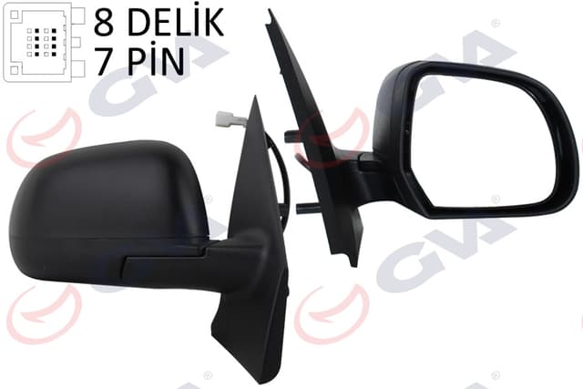 GVA DIŞ DİKİZ AYNASI SAĞ DOKKER-LODGY 12 ELEKTRİKLİ ISITMALI KONVEKS 7 FİŞ VM-6803EHSR OEM: 963019902R - GVA 1019199 kodlu oto yedek parça