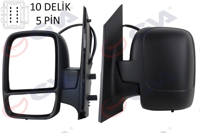 GVA DIŞ DİKİZ AYNASI SOL SCUDO-EXPERT 07 ELEKTRİKLİ ISITMALI KONVEKS 5 FİŞ VM-6116EHL 8153.K9 OEM: 8153.K9 - GVA 1027350 kodlu oto yedek parça