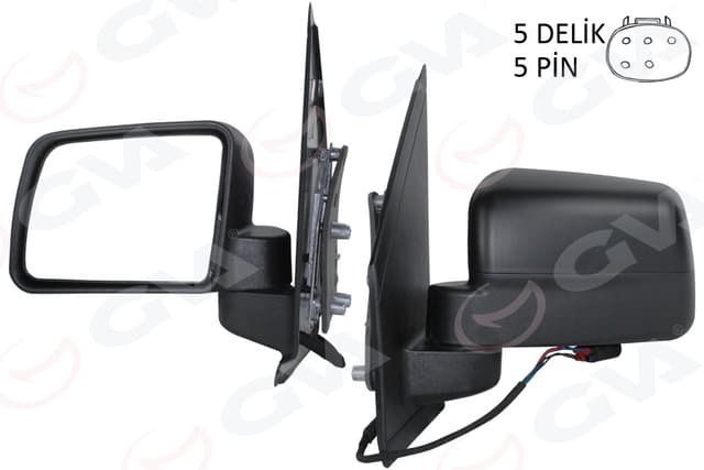 GVA DIŞ DİKİZ AYNASI SOL ELEKTRİKLİ ISITMALI KÖR NOKTALI CONNECT 09 14 OEM: 9T1617683AH-9T1617683AV-5211706 - GVA 1033155 kodlu oto yedek parça