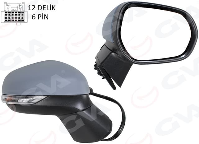 GVA DIŞ DİKİZ AYNASI SAĞ ELEKTRİKLİ ISITMALI ASTARLI CONVEX PUMA 19- OEM: L1TB-17E714-AA-L1TB-17K746-AA5FN5-L - GVA 1034002 kodlu oto yedek parça