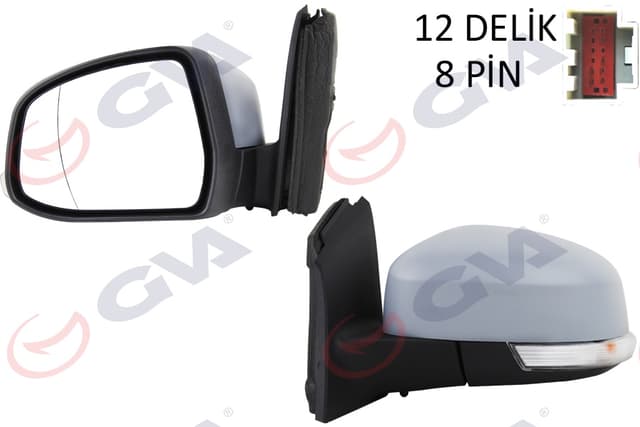 GVA DIŞ DİKİZ AYNASI SOL FOCUS III 11 17 ELEKTRİKLİ ISITMALI SİNYALLİ ASTARLI ASFERİK VM-6322EHPAL BM5117683JG-1733338 OEM: BM5117683JG-1733338 - GVA 1035221 kodlu oto yedek parça