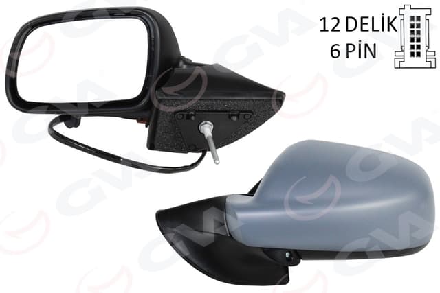 GVA DIŞ DİKİZ AYNASI SOL ELEKTRİKLİ ISITMALI KATLANIR ASTARLI PEUGEOT P407 2004> OEM: 8149.VG - GVA 1043319 kodlu oto yedek parça